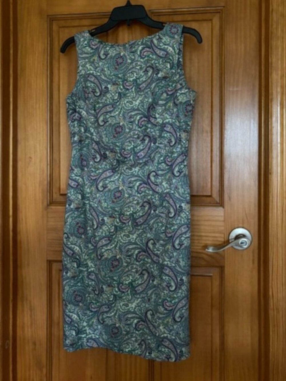 Talbots paisley print dress